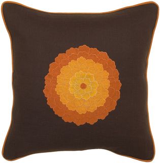 Name:Carnation Throw Pillow Orange, Item id:15_LT5002-P-1818 (Medium Image)