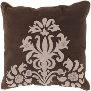 Name:Floruit Throw Pillow Brown, Item id:15_P0083-P-1818 (Medium Image)