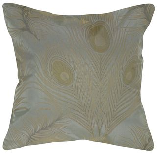 Name:Peacock Feather Throw Pillow Blue, Item id:15_PC1105-P-1818 (Medium Image)