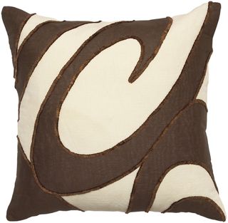 Name:Whorl Throw Pillow Brown, Item id:15_WL1404-P-1818 (Medium Image)