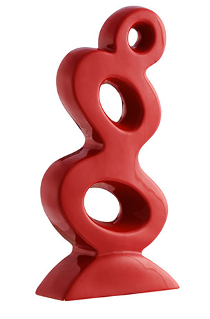 Name:Abeni Ceramic D&eacute;Cor, Shiny Red, Item id:5910_10007 (Medium Image)