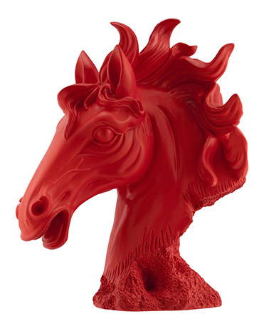 Name:Coppola Poly Horse Head, Matte White, Item id:5910_10014 (Medium Image)