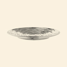 Adria Ceramic Plate, Silver Small Thumbnail Image