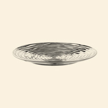 Adria Ceramic Plate, Silver Medium Thumbnail Image