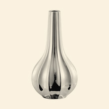 Angelica Ceramic Vase, Silver Thumbnail Image