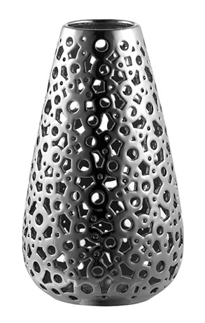 Name:Aba Ceramic Vase, Silver, Item id:5910_10048 (Medium Image)