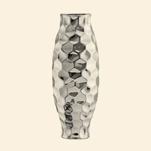 Amity Ceramic Vase, Silver Thumbnail Image