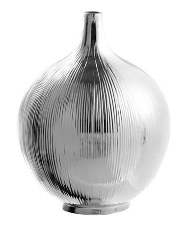 Name:Antoinette Ceramic Vase ,Silver, Item id:5910_10051 (Medium Image)