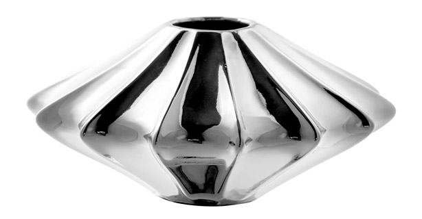 Name:Andrea Ceramic Vase, Silver, Item id:5910_10052 (Medium Image)