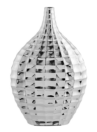 Name:Annette Ceramic Vase,Silver, Item id:5910_10053 (Medium Image)