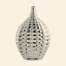 Annette Ceramic Vase,Silver Thumbnail Image