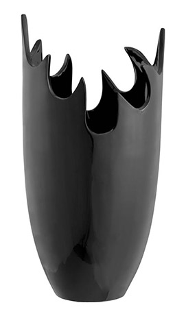 Name:Alma Poly Vase, Shiny Black, Item id:5910_10119 (Medium Image)