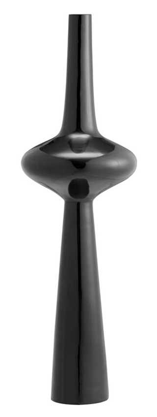 Name:Ashley Poly Vase, Shiny Black Large, Item id:5910_10120 (Medium Image)