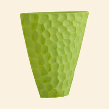 Aimee Poly Vase, Shiny Green Small Thumbnail Image