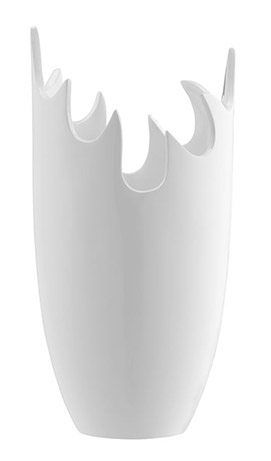Name:Alma Poly Vase, Shiny White, Item id:5910_10127 (Medium Image)
