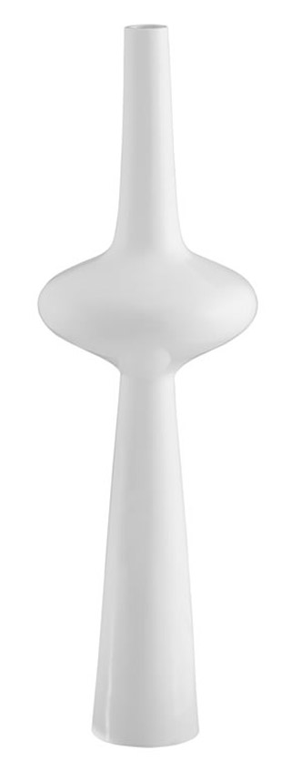 Name:Ashley Poly Vase, Shiny White Large, Item id:5910_10128 (Medium Image)