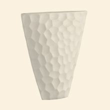 Aimee Poly Vase, Shiny White Small Thumbnail Image