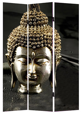 Name:Buddha Canvas Print Folding Screen, Item id:5910_10142 (Medium Image)