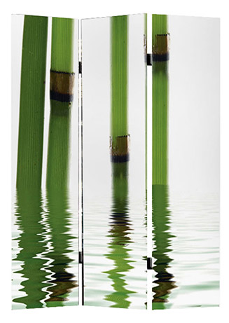 Name:Bamboo Canvas Print Folding Screen, Item id:5910_10143 (Medium Image)