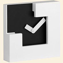 Chira Table Clock White and Black Thumbnail Image