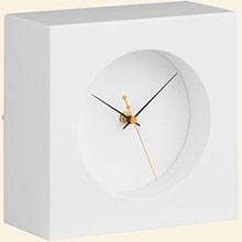 Porthole Table Clock White Thumbnail Image