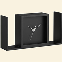 Visage Table Clock White Thumbnail Image