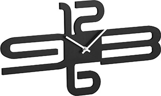 Name:Astaire Wall Clock Black and White, Item id:5910_10158 (Medium Image)