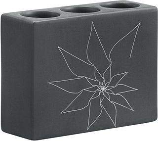 Name:Blair Triple Candle Holder Gray, Item id:5910_10166 (Medium Image)