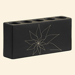 Blair Quintuple Candle Holder Black Thumbnail Image