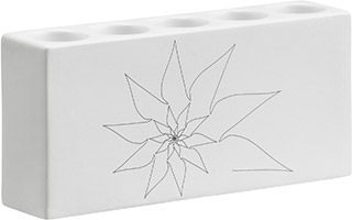 Name:Blair Quintuple Candle Holder White, Item id:5910_10169 (Medium Image)
