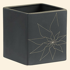 Brenda Square Vase L Gray Thumbnail Image