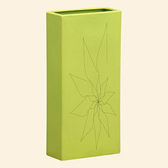 Blithe Rectangular Vase L Green Thumbnail Image