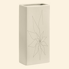 Blithe Rectangular Vase M White Thumbnail Image