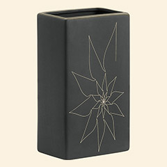 Blithe Rectangular Vase S Gray Thumbnail Image