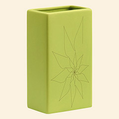 Blithe Rectangular Vase S Green Thumbnail Image