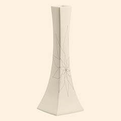 Bethany Long Vase L White Thumbnail Image