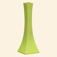 Bethany Long Vase L Green Thumbnail Image