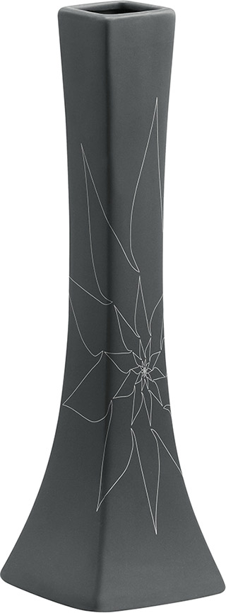 Name:Bethany Long Vase M Gray, Item id:5910_10202 (Medium Image)