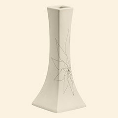 Bethany Long Vase S White Thumbnail Image