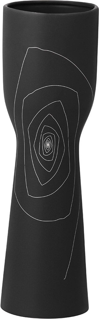 Name:Brittany Chalice Vase M Black, Item id:5910_10212 (Medium Image)