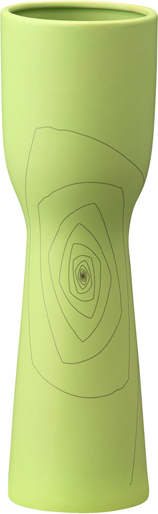 Name:Brittany Chalice Vase M Green, Item id:5910_10215 (Medium Image)