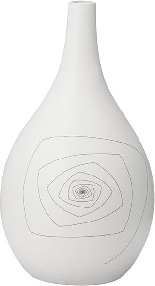 Name:Blaise Round Vase L White, Item id:5910_10233 (Medium Image)