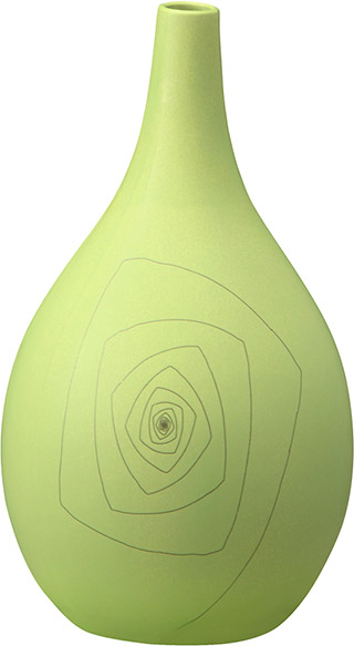 Name:Blaise Round Vase M Green, Item id:5910_10239 (Medium Image)