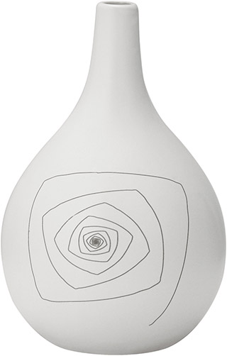 Name:Blaise Round Vase S White, Item id:5910_10241 (Medium Image)
