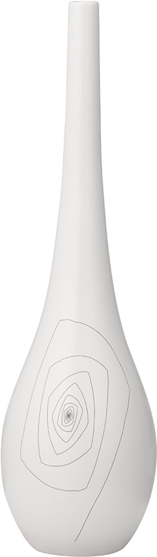 Name:Belinda Round Vase M White, Item id:5910_10249 (Medium Image)