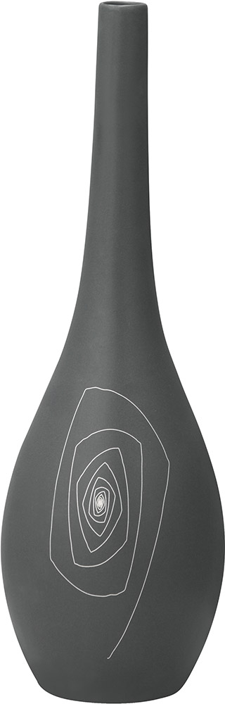 Name:Belinda Round Vase S Gray, Item id:5910_10254 (Medium Image)