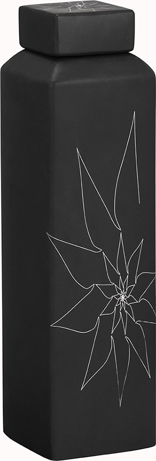 Name:Bonnie Rectangular Vase L Black, Item id:5910_10256 (Medium Image)