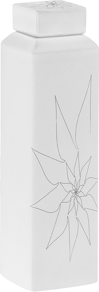 Name:Bonnie Rectangular Vase L White, Item id:5910_10257 (Medium Image)