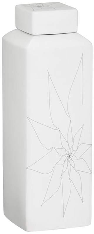 Name:Bonnie Rectangular Vase M White, Item id:5910_10261 (Medium Image)