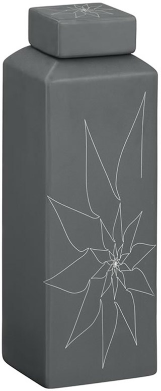Name:Bonnie Rectangular Vase M Gray, Item id:5910_10262 (Medium Image)